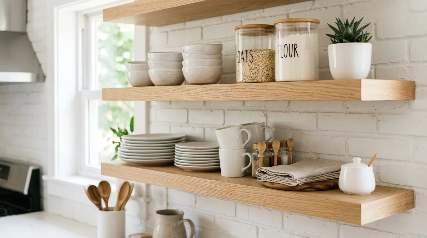Keep the island simple and bright inspiration for a bright white kitchen.
